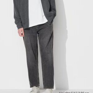 Uniqlo Gray Relaxed Ankle Jeans